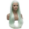 Lushy Hair Lace Front Synthetic Wig Straight Long 28inch Lightest