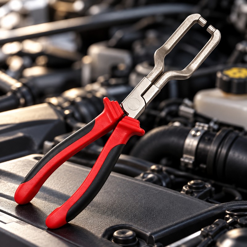 Manual Hose Clamp and Fuel Line Disconnect Pliers - Single