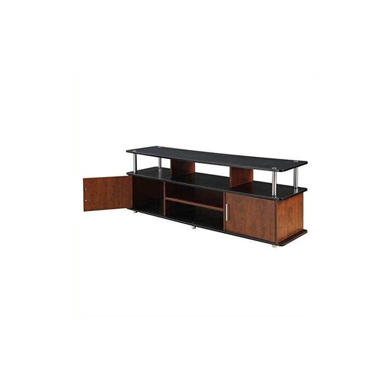 Convenience Concepts Designs2Go 60" Monterey TV Stand, Cherry / Black