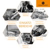 Disposable Nitrile Gloves Pack of 100 Black / White /