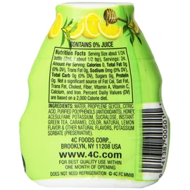 4C Sugar Free Liquid Water Enhancer, Premium Natural Flavors, 0 Calorie Drops (Green Tea, 1 Pack)
