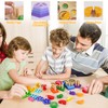 XiYee 3-in-1 Montessori Toy, Wooden Sorting & Stacking Toy Puzzle