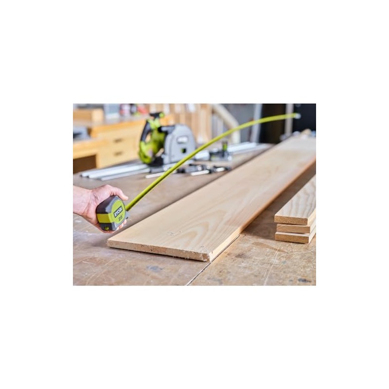RYOBI 25' Compact Tape Measure Long Reach
