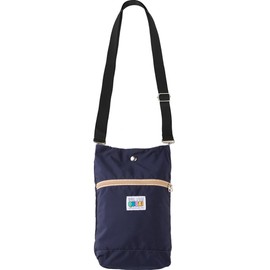 YUYAKESHI Water Bottle Cover, Water Bottle Cover, Strap, Zippered Bag, Umbrella Holder, Bag, Carrying, For Water Bottles, For Work or School, Shoulder Diameter 6.3 inches (16 cm) (Dark Blue Shoulder