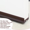 Lineshading 2 Sets Door Sweep Plastic PVC 1 3/4" x