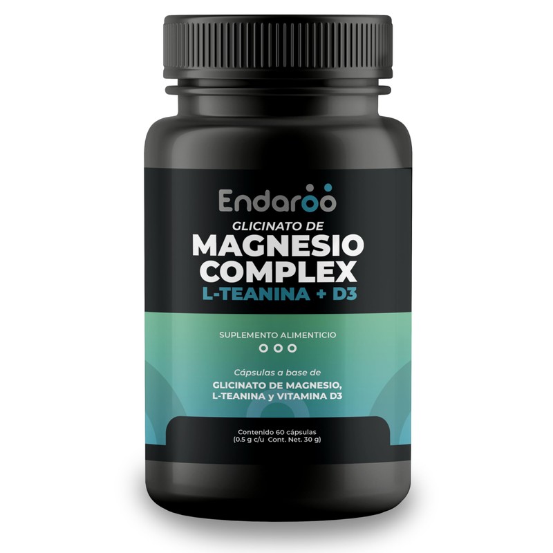Glicinato Complex con L-Teanina y Vitamina D3 | Magnesio de