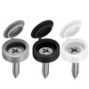200pcs Screw Caps, Folding Screw Cover Cap, Plastic Hinged Screw