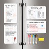 4 PACK Magnetic Dry Erase Board Sheet for Fridge, 12"x8"