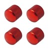 STFRBTH 4PCS Guitar Control Knobs, Red Volume Tone Dome Knobs