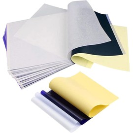 Beoncall - Papel de transferencia de tatuaje, 50 unidades, impresora de papel de 4 capas, tamaño A4, suministros