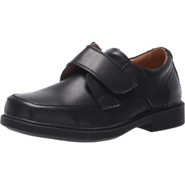 Florsheim Berwyn Jr II Boys' Toddler-Youth Slip On, 5 W US Big Kid, Black