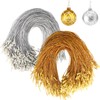 JUNEBRUSHS 600Pcs Christmas Ornament Hooks, Ornament Hangers with Snap Ornament