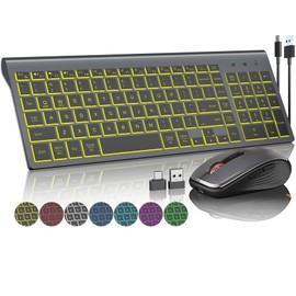 SABLUTE Wireless Keyboard and Mouse