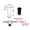 Rubber-NUT Threaded Inserts, 1/4"-20 Thread Size, .015-.111 Grip Range (Pack