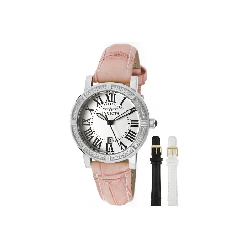 Invicta Women's Wildflower Quartz Watch with Silver Dial Analogue Display