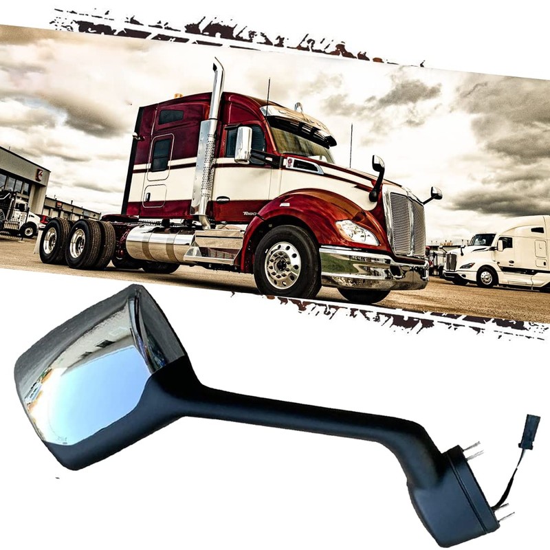 For Kenworth T680 Hood Mirror Assembly Heated 2013-2020 Peterbilt 579