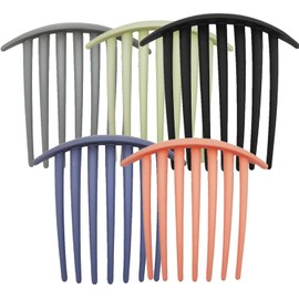 Party Wrap, Hair Ornament, Hair Accessory, Hair Clip, Bulk Hair, Easy [5 Piece Set] 7 Teeth, Time-Saving Inner Hair Accessories Comb, Hairpin French, Twist Comb, Jewelry Accessories (B)