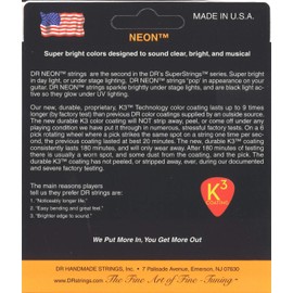 DR Strings HI-DEF NEON Electric Guitar Strings (NOE-10)