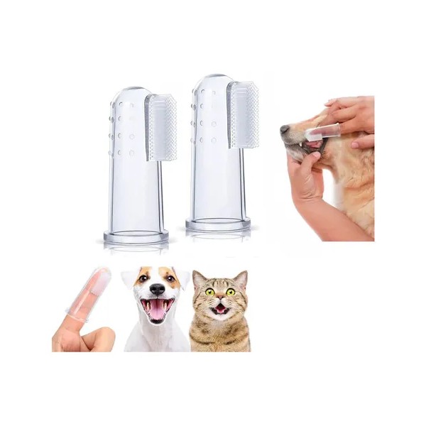 Cepillo De Dientes Suave Para Mascota Perro Gato