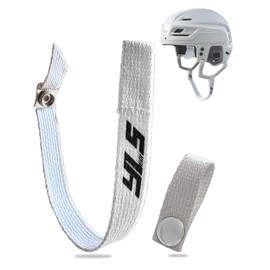 YourLastStrap Hockey Helmet Chin Strap with Stainless Steel Snaps | Ice Hockey Chin Strap Replacement Parts | Loop Repair Kit