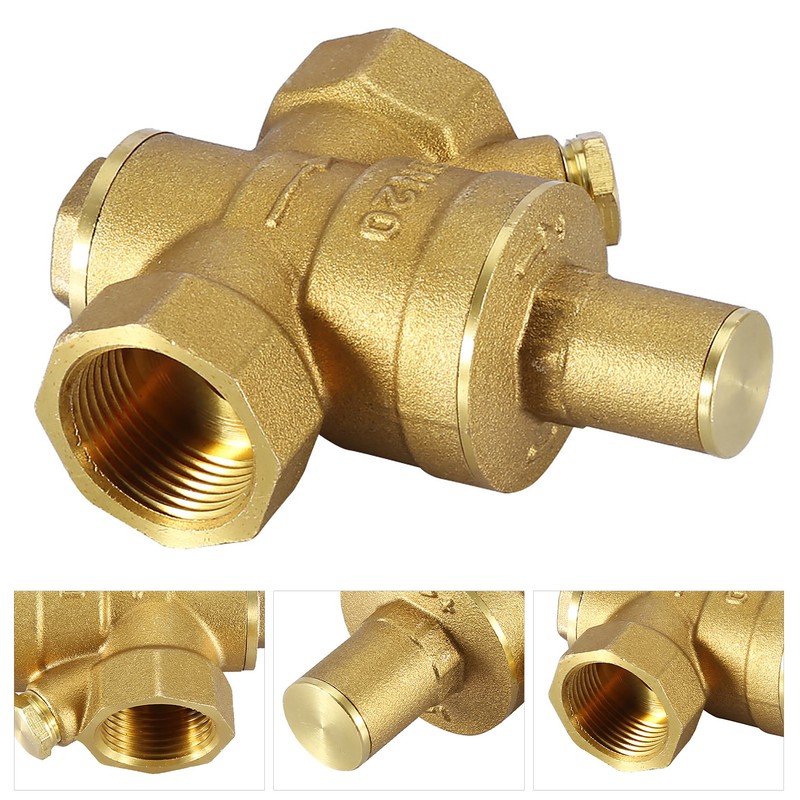 DN20 3/4" Adjustable Water Pressure Reducing Regulator Valve 1.6MPa