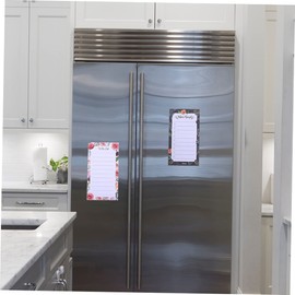 NUOBESTY Pcs Magnetic Romantic Floral Notepads for Fridge Pages Pad Magnetic Memo Pad for Grocery List Calendar