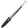 Lurch 1-Piece 30 cm All-in-One Tongs with Non-Stick Ends, Black