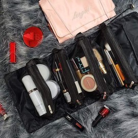 Makeup divider pouch, cosmetic pouch, cosmetic bag, travel cosmetic pouch / 메이크업 분할 파우치 화장품파우치 화장품가방 여행 화장품파우치