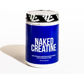 NAKED Pure Micronized Creatine Monohydrate – 200 Servings, 1,000g Bulk – Vegan, Non-GMO, Gluten & Soy Free - Muscle Building, Strength Training, Gym & Fitness Supplement