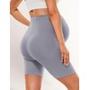 BONVIGOR Buttercloud Maternity Shorts Over The Belly- 5" Pregnancy Biker