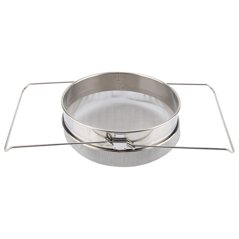 Big Stainless Steel Double Layer Honey Sieve / Strainer /