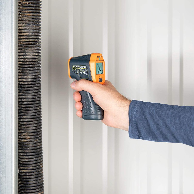 AGT Temperature Meter: Professional Infrared Thermometer with Laser, -50 to