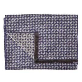 Swole Panda Bamboo Scarf Blue Houndstooth