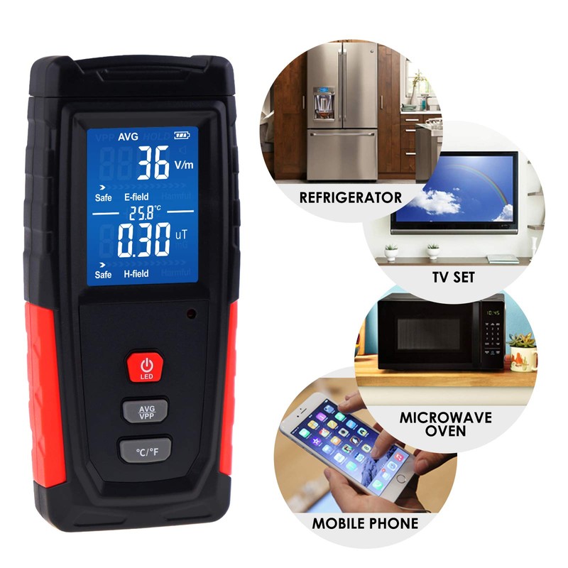 Gain Express Electromagnetic Wave Meter, EMF Meter, Electromagnetic Field Radiation,