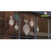 Christmas Window Stickers - Xmas Classic Hanging Bauble Window Cling