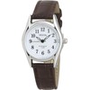 Klefer TE-AL009-WTS Analog Women's Watch, Waterproof, Leather Strap, Brown, Braun