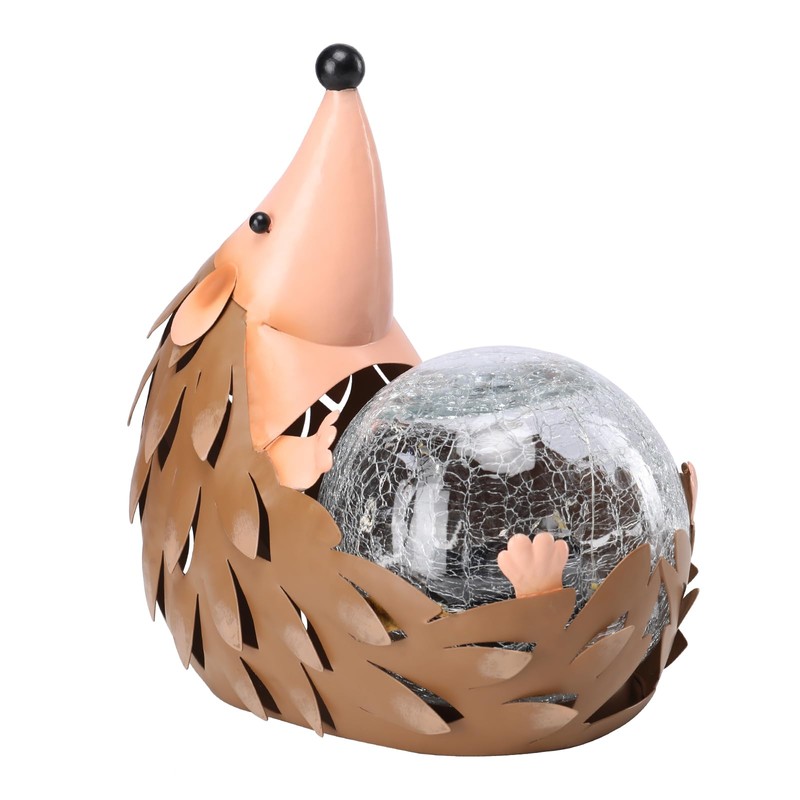 MUMTOP Solar Lantern - Solar Lights Outdoor Waterproof, Hedgehog Solar