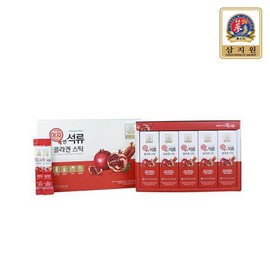 Women's Pomegranate Collagen Stick 15g, 30 Packets. Pomegranate, Red Ginseng, Hibiscus, Hyaluronic Acid, KFDA Approved / 여자엔 석류 콜라겐 스틱 15g 30포 석류 홍삼 히비스커스 히알루론산 식약청인정