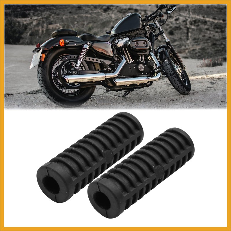 Partuto 2pcs Gear Shift Shifter Kick Start Lever Pedal Rubber