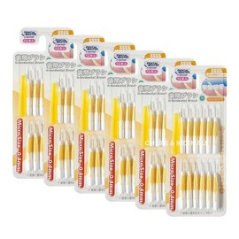 Dental Master interdental brush two-component i-shaped 0 level 4S 6 pcs 12 x 6 pcs / 덴탈마스터 치간칫솔 투컴포넌트 i자 0단계 4S 6개 12개입 X 6개