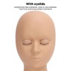 Lash Mannequin Head Soft Silicone Replaced Eyelids Mannequin Head for