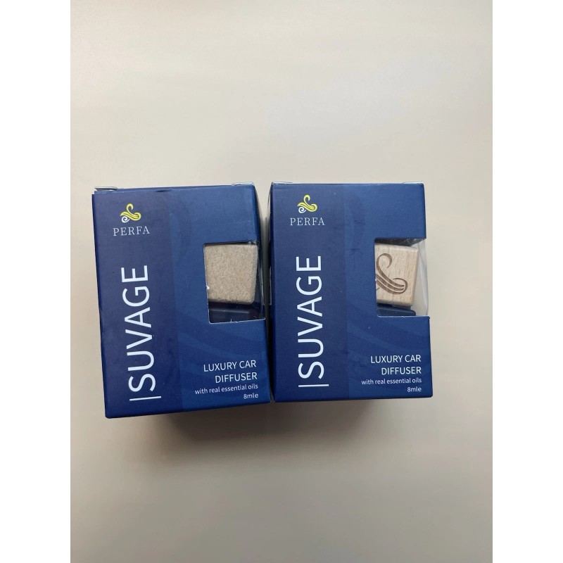 Perfa Blue Car Aroma Diffuser Luxury Fragrance SUVage 2pc lot