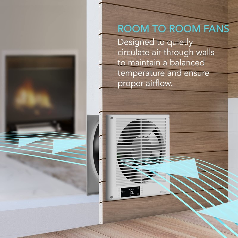 AC Infinity Room to Room Fan 8”, Two-Way Reversible Airflow