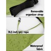 Medium Nylon Crescent Bag - Casual Shoulder Crossbody with Adjustable