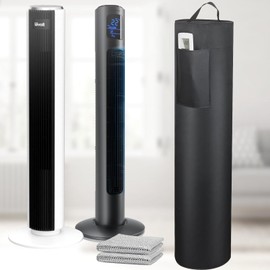 Waterproof Dustproof Cover for Tower Fan Quiet, Universal Protective Cover for Levoit, Midea FZ10-17JR, Brandson, VONLIMEN, GoveeLife Intelligent Quiet Tower Fan and so on