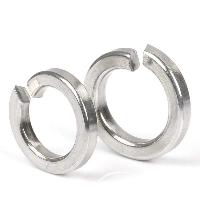 100 Pcs M4 Split Lock Washer Spring Lock Washer, 304
