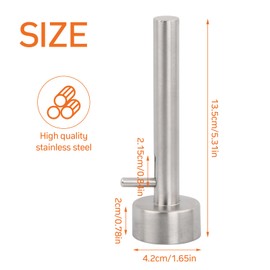 Catime Falafel portioner, falafel shaper, 4 cm, falafel and meatball maker scoop made of stainless steel for perfect preparation of delicious falafel balls, meatballs and kitchen aids