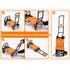 LoJok TECSPACE 2 in 1 Folding Hand Truck, 400 LBS