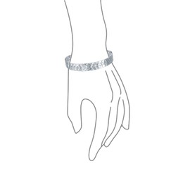 Personalize Wide Textured Honeycomb Stackable Hammered Bangle Cuff For Women Girlfriend Matte .925 Sterling Silver Customizable