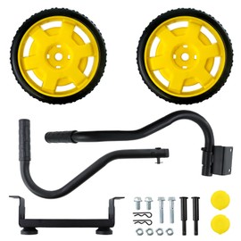 KIKITE Generator Wheel Kit Compatible with Champion 2800-4750w with Folding Handle and Never-Flat Tires, Generator Replacement Parts 40065